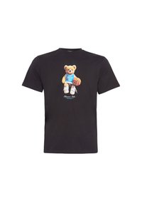 BASKETBALL TEDDY TEE - Trükipildiga T-särk - black