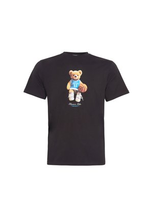 CLOSURE London BASKETBALL TEDDY TEE - T-shirt print - black
