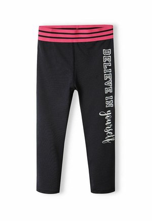 SPORTS LEGGINGS - Leggings - Hosen - black pink