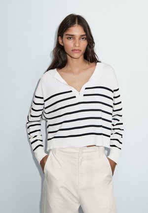 STRIPED  - Maglione - white