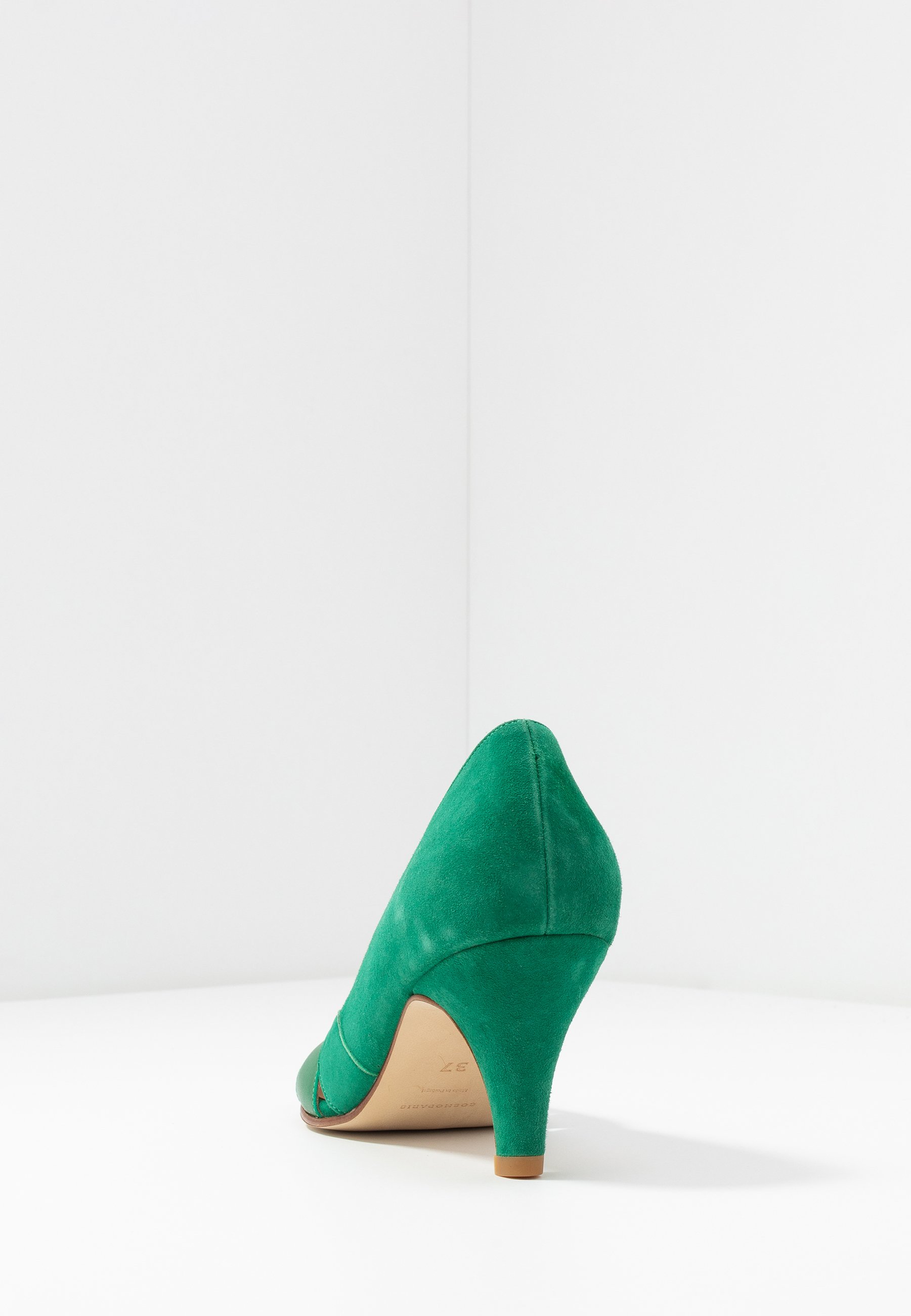 escarpin ouvert vert