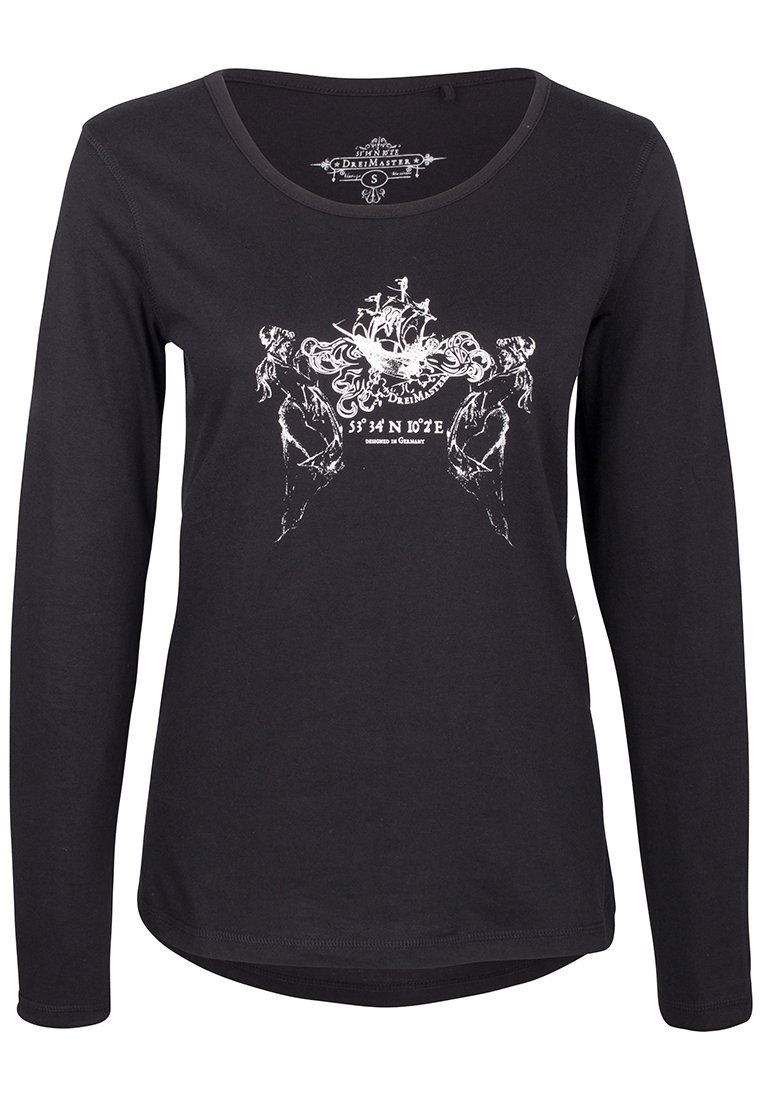 dreimaster Longsleeve zwart