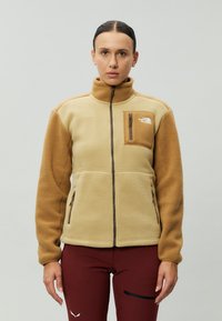 The North Face YUMIORI FULL ZIP - Flīsa jaka - utility brown/khaki stone