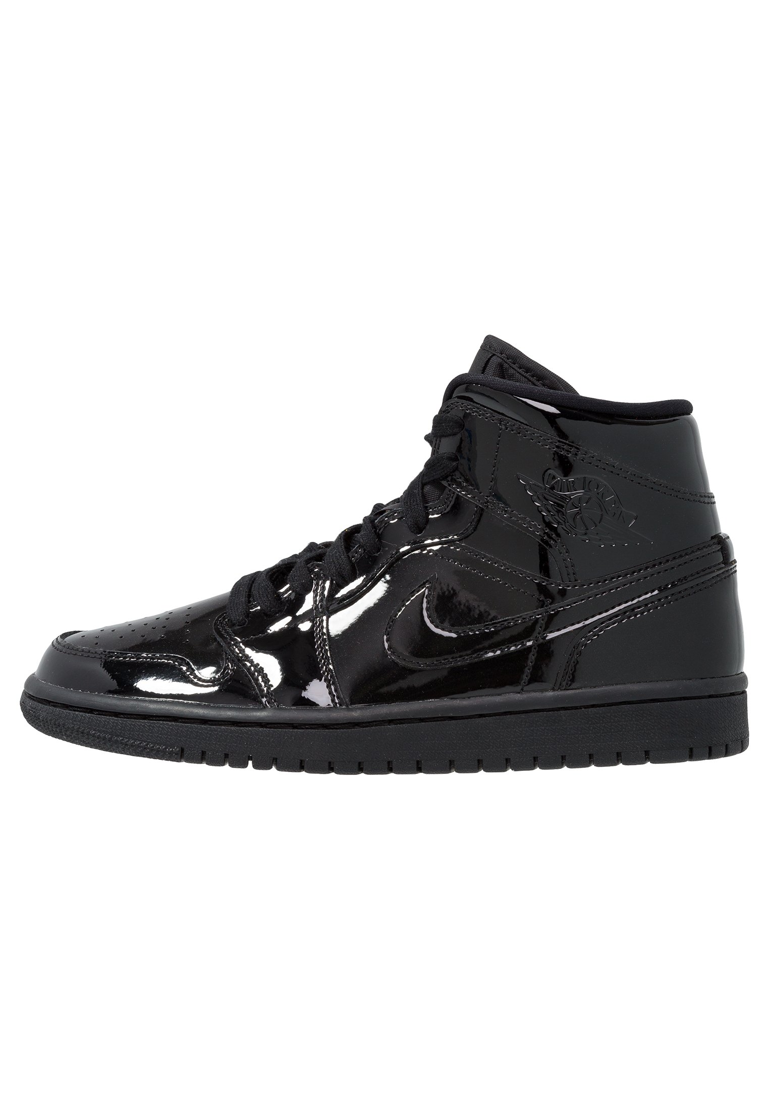 Jordan AIR 1 MID - Sneaker high - black/schwarz - Zalando.de