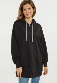 usha Felpa con zip - schwarz