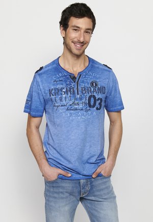 Koroshi SHORT SLEEVE - T-shirt imprimé - azul   blue