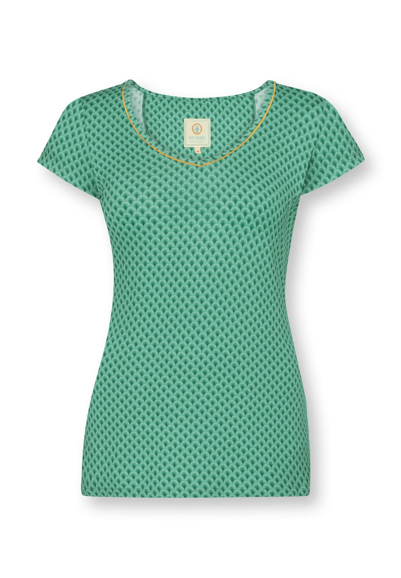 PiP Studio T-shirt print groen PiP Studio T-shirt print groen