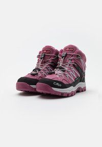 CMP KIDS RIGEL MID TREKKING SHOES WP UNISEX - Túracipők - fard/ghiaccio