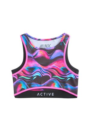 Next CROP - Top - black pink wave
