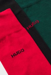 HUGO 3 PACK - Șosete - black/red/dark green