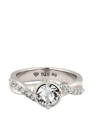 ELEGANT ROUND ENGAGEMENT - Ring - silberfarben