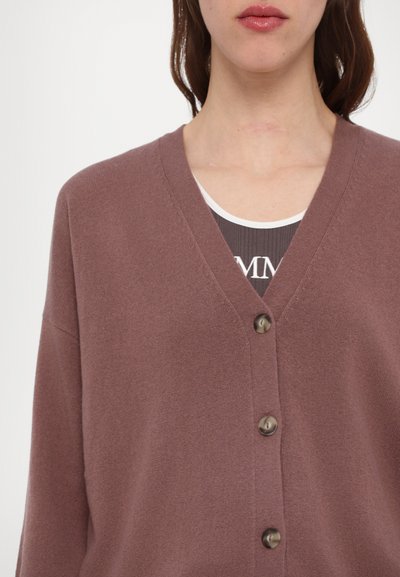 MM by MaxMara MAGDA - Strickjacke - dark violet