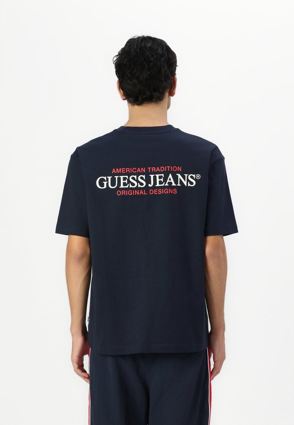 AMERICAN  - Print T-shirt - daring ocean2