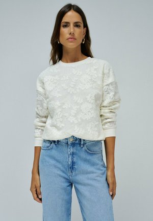 LANGARM  REGULAR - Pullover - perle