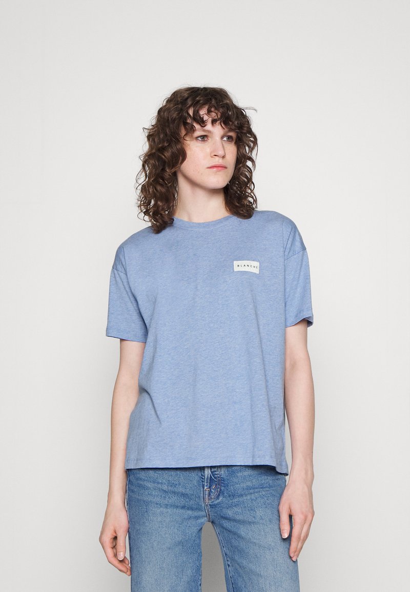 Black Colour - Bczelda Vintage Tee 41116 - Shirts - Lt. Blue