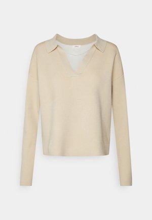 Strikkegenser - beige