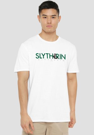 Cotton Soul, HARRY POTTER SLYTHERIN HOUSE PRIDE - Print T-shirt - white