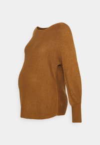 OLMNICOYA BOAT NECK PULLOVER - Trui - rubber