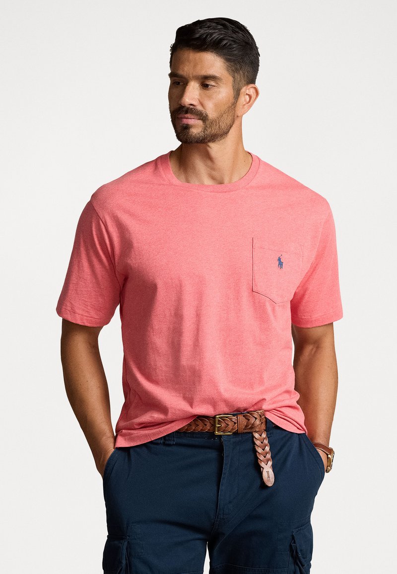 Polo Ralph Lauren Big & Tall JERSEY POCKET T-SHIRT - Jednoduché tričko - highland rose heather