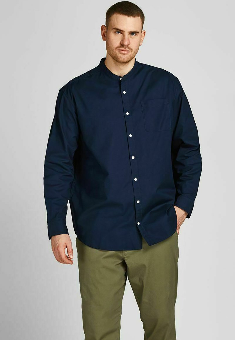 Jack & Jones PLUS SIZE OXFORD Camisa navy blazer/azul marino Zalando.es