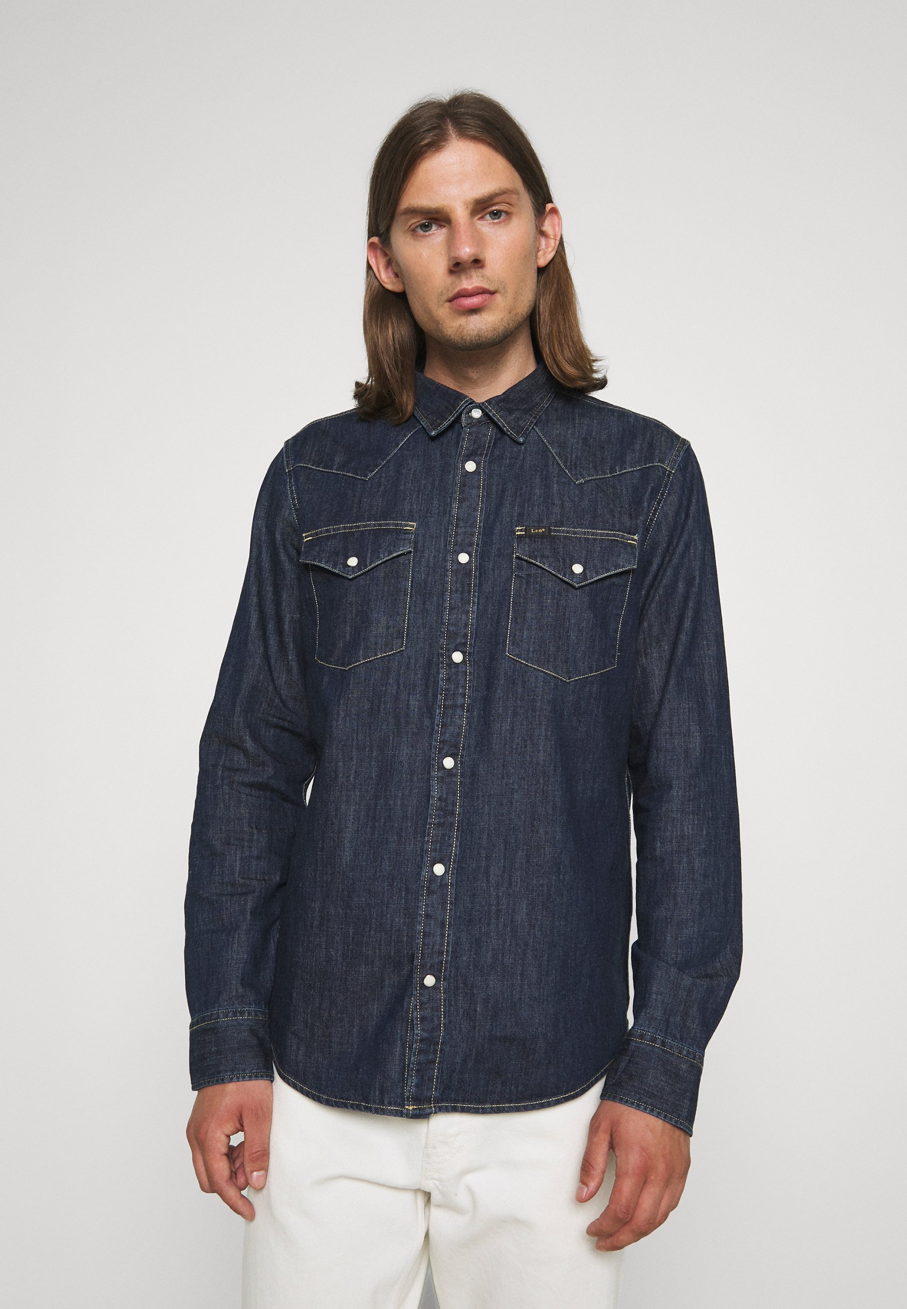 Dark blue western shirt Clearance