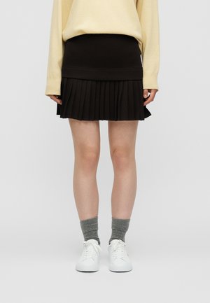 Lacoste Fustă mini - dark brown