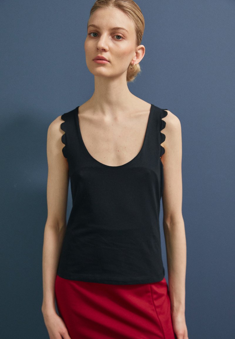 Anna Field Top zwart