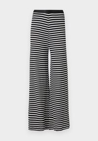 STRIPE VERAN PANTS - Kelnės - black/white alyssum