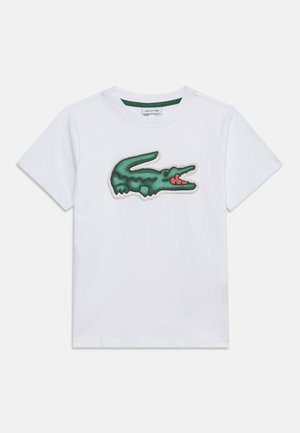 Lacoste, PUFF TEE - T-shirt imprimé - blanc