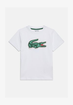 Lacoste, PUFF TEE - T-shirt print - blanc