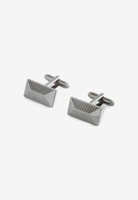 Next TEXTURED  SET - Butoni - gun metal pyramid
