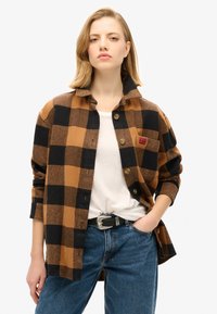 Non selezionato, camel black check