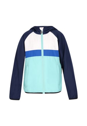 Overgangsjakke - türkis colorblock