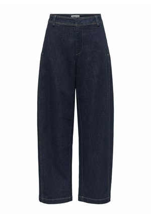 ONLY, BARREL FIT MATERNITY JEANS ONLCLAIR MID WAIST BARREL FIT JEANS - Jean flare - dark blue denim