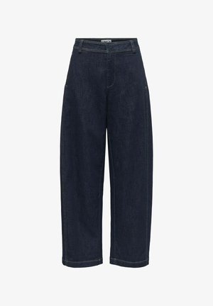 ONLY, BARREL FIT MATERNITY JEANS ONLCLAIR MID WAIST BARREL FIT JEANS - Jean flare - dark blue denim