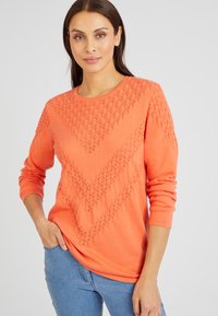 Damart POINT FANTAISIE - Trui - orange