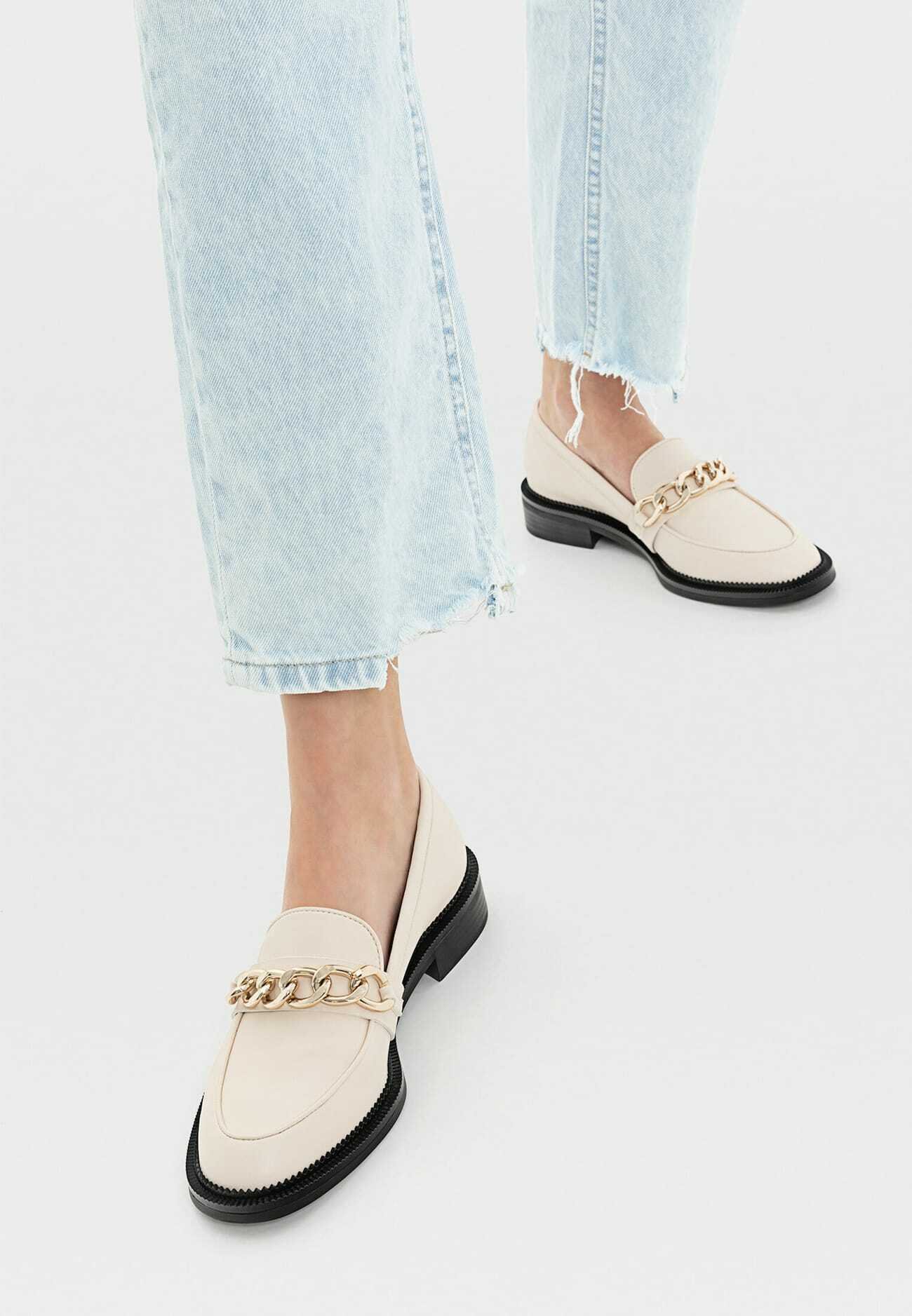 Stradivarius Scarpe senza lacci - off-white/avorio - Zalando