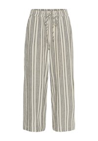 KAMILIA CROPPED - Trousers - moonstruck black stripe