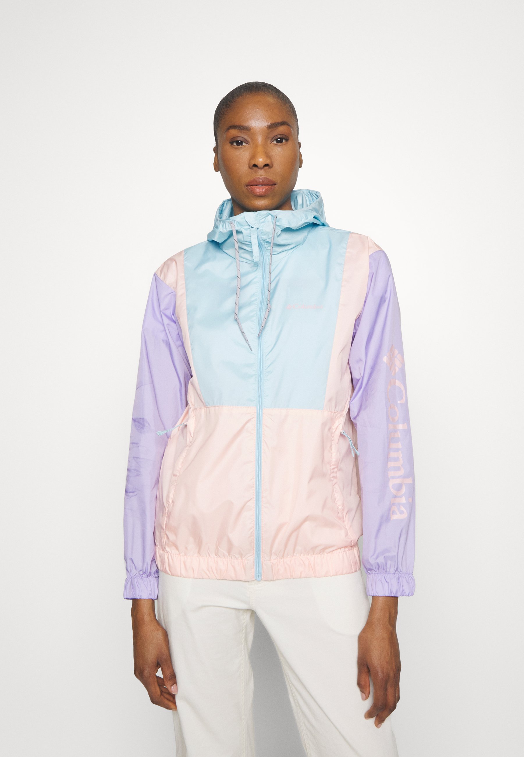 Columbia BASIN JACKET Windbreaker Spring Blue frosted Purple peach Columbia BASIN JACKET Windbreaker Spring Blue frosted Purple peach