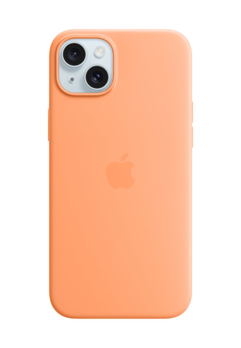 Apple IPHONE 15 PLUS SILICONE CASE WITH MAGSAFE - Mobilcover - orange