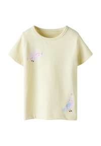 Name it BFVUBIE - Camiseta estampada - pastel yellow