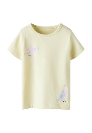 BFVUBIE - Camiseta estampada - pastel yellow