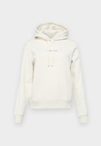 Calvin Klein Jeans MONOLOGO REGULAR HOODIE - Džemperis su gobtuvu - ivory