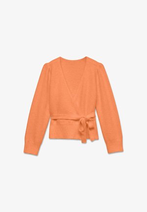 Vero Moda, CARDIGAN VMISABELLA KNIT CARDIGAN - Gilet - copper tan