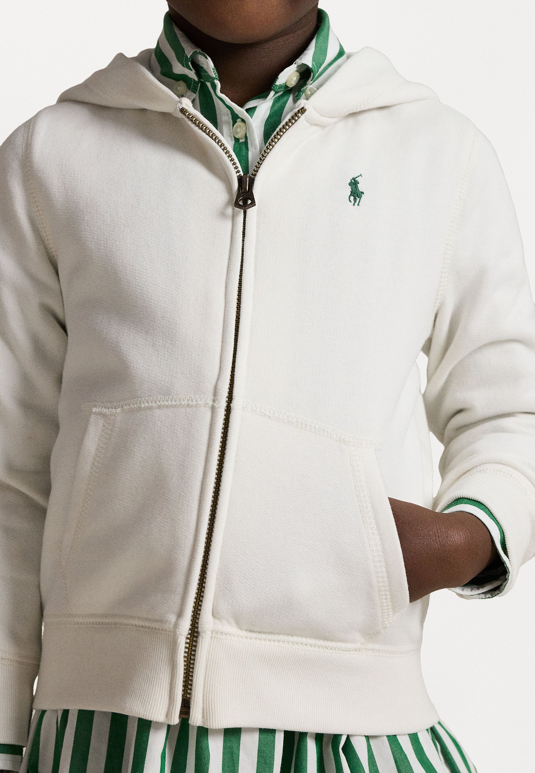 Polo Ralph Lauren HOODIE - Zip-up sweatshirt - nevis/blue