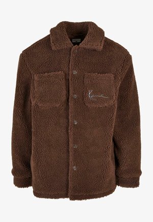 SIGNATURE SHIRT UNISEX - Polárdzseki - brown