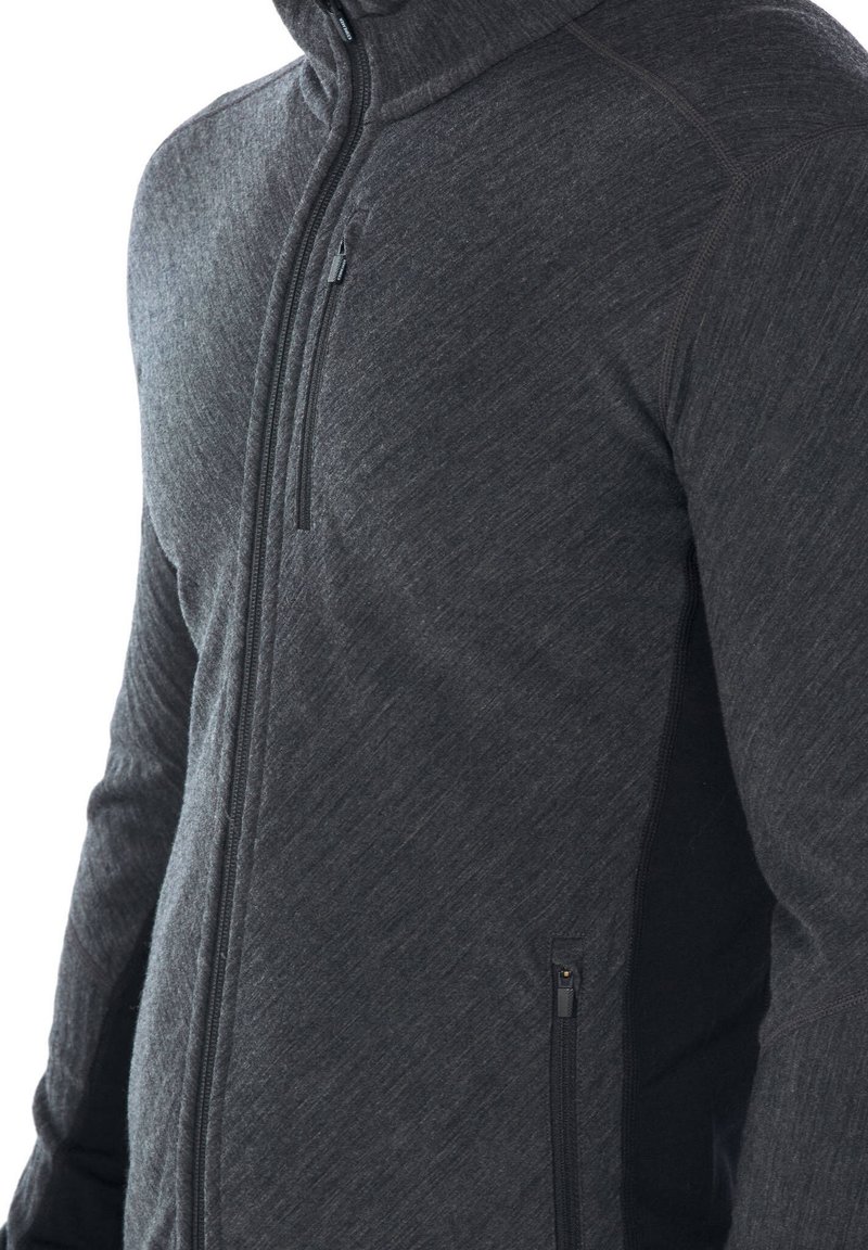 Veste en laine mérinos Zip Descender Homme Icebreaker