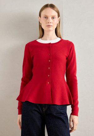 CARDIGAN NOELIA - Neuletakki - dark red