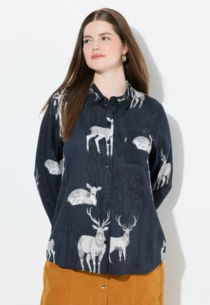 COUNTRY PRINT LONG SLEEVE - Blus - classic navy