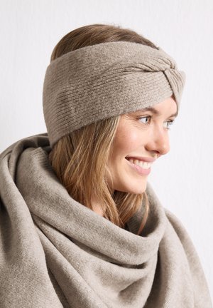 Street One, FEINSTRICK STIRNBAND IN UNIFARBE - Cache-oreilles - soft sand mel